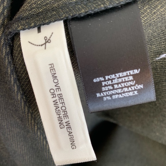 Ann Taylor skirt size 10 dark green pencil career - Picture 3 of 8